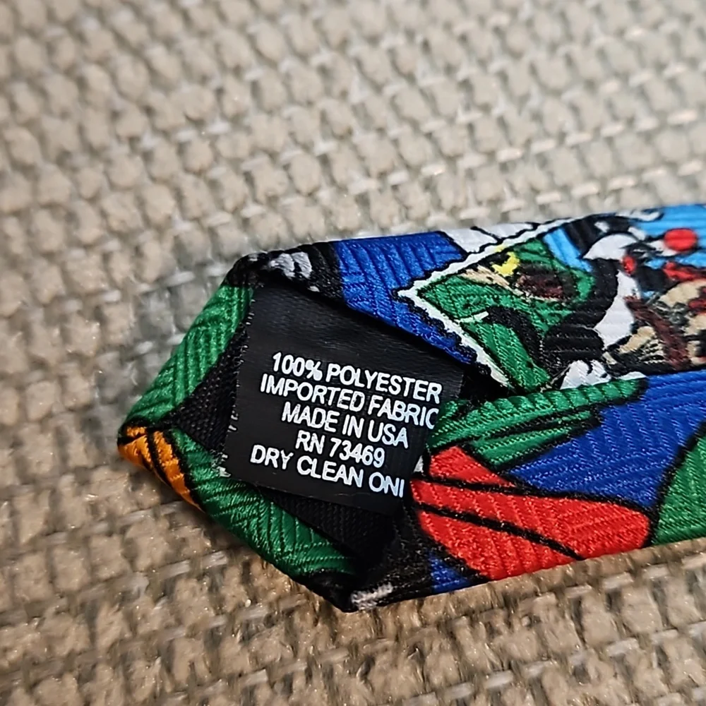 Looney Tunes X USPS Stamp Collection Tie 1997 Taz Bugs Bunny Daffy Warner Bros